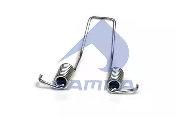 Пружина тормозная возвратная 128x18x3 BPW V-образная