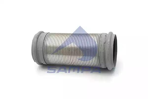 Гофра глушителя с фланцами  d=127 мм L=330 мм RVI, Volvo Euro 1