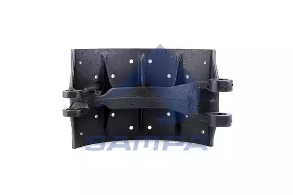 Колодка тормозная 414x220 RVI / ухо - ухо / 19187 усиленная