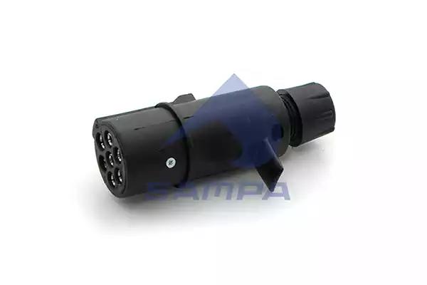 Вилка 7 полюсов type N пластик винты