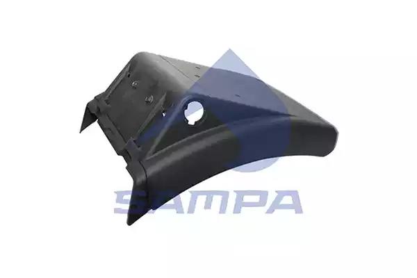 Крыло заднее часть передняя серый пластик МАН