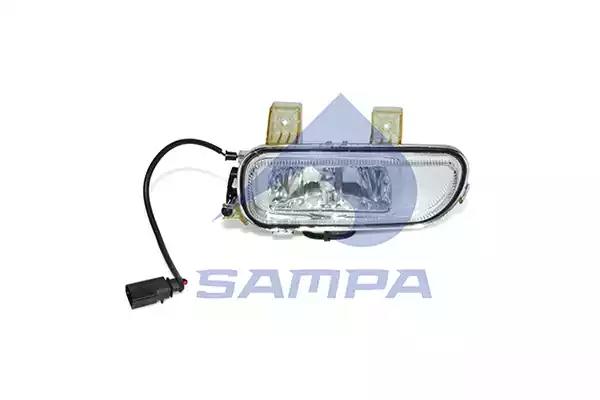 Фара противотуманная левая в бампер KMZ 5490; Mercedes Axor