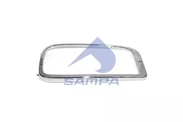 Рамка фары  MB AXOR, правая (хром)