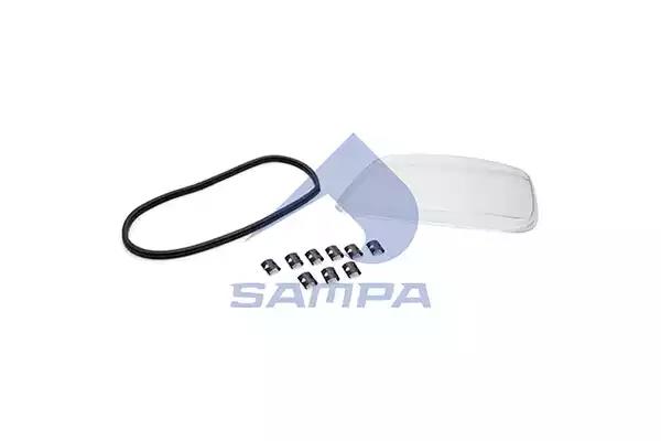 Стекло фары MB ACTROS левое[с зажимом и прокладкой]