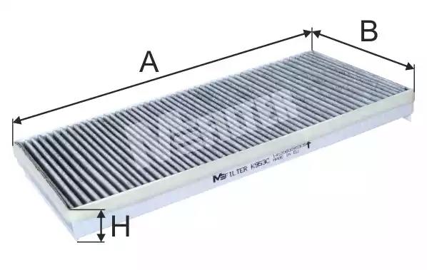 Фильтр салона MAN F90/F2000