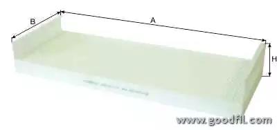 Фильтр салона MAN TGA