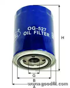 Фильтр масляный 527 ОG GW Atlas, Chrysler, Iveco, Mann, Steyr