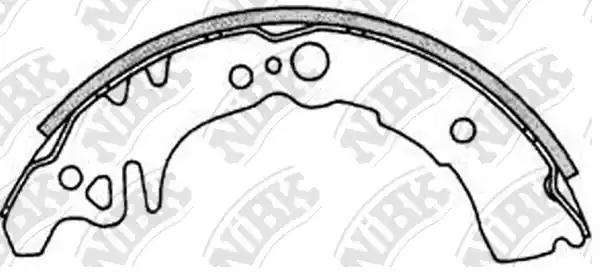 Колодки торм.бараб. TOYOTA/DAIHATSU