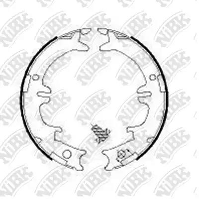 колодки ручника Toyota Avensis/Previa/RAV 4 1.8/2.0/2.4 00>