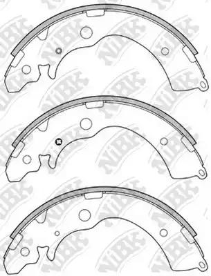Колодки барабанные Honda Accord