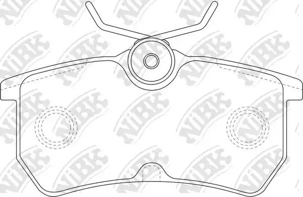 колодки дисковые задние!\ Ford Focus 1.4i-2.0i/1.8TD 98>