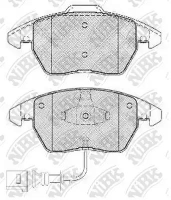 Колодки дисковые передние\ VW Golf,Passat,Touran AUDI A3