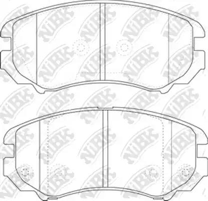 колодки дисковые п.\ Hyundai Sonata 2.0i/2.7/Coupe GK all 01>
