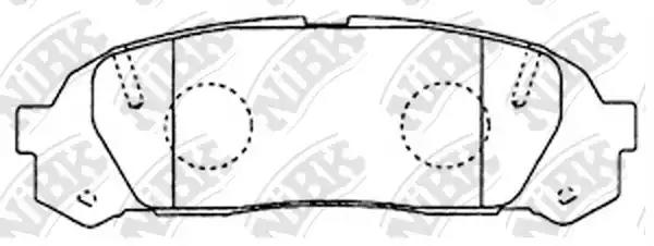 Колодки Toyota Mark II задние