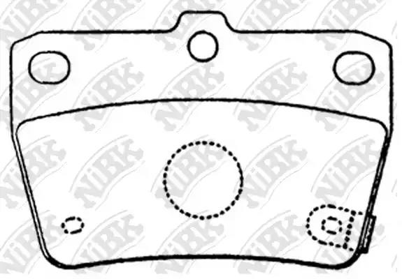 колодки дисковые зад.\ Toyota RAV4 1.8/2.0WTi/D4-D 00>