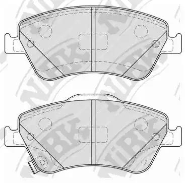 Колодки торм.зад. TOYOTA Auris Touring Sports, Auris Van II, Corolla XI. 01-