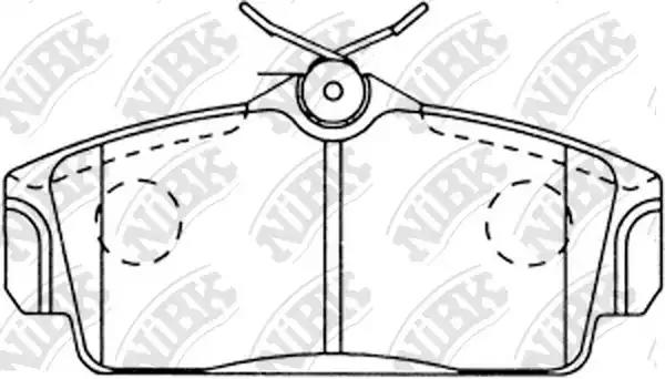 колодки дисковые передние !\ Nissan Primera 1.6i-2.0i/2.0TD &16V 96-02    колодки дисковые передние !\ Nissan Primera 1.6i-2.0i/2.0TD &16V 96-02