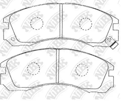 колодки дисковые задние!\ Mitsubishi Pajero/Montero/Outlander/Lancer/ASX
