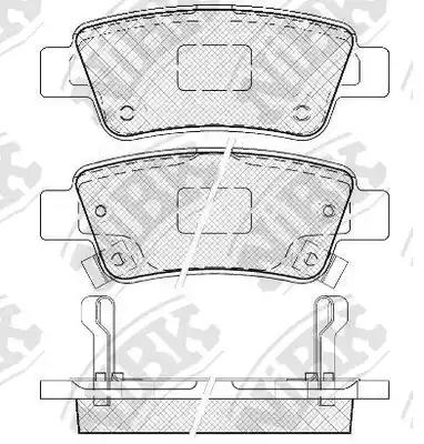 Колодки дисковые Honda CR-V задние