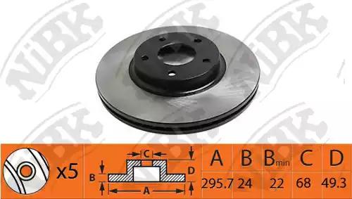 Диск тормозной NISSAN TEANA 03-08 передни