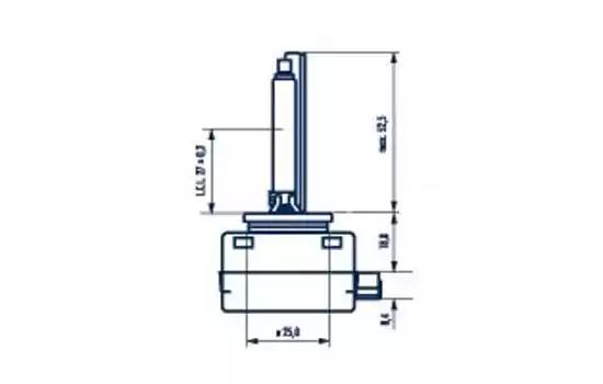 Лампа 12V ксенон D1S 35W PK32d-2 4300К