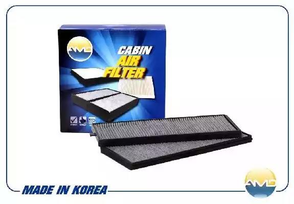 Фильтр салонный Hyundai Getz 1.1/1.3/1.6/1.5CRDi 02> (к-т 2шт.) угольный