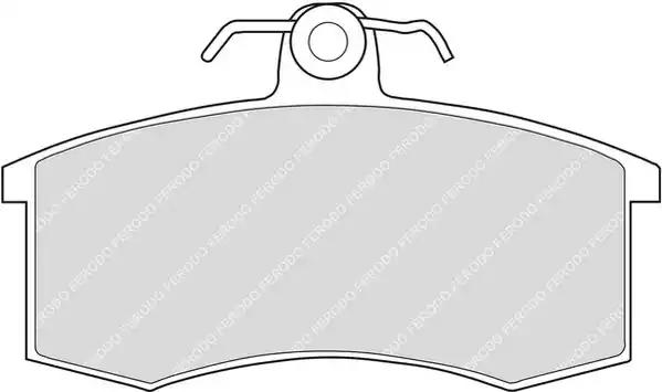 колодки дисковые передние Lada 2108-2112 1.1-1.5 &16V 86>