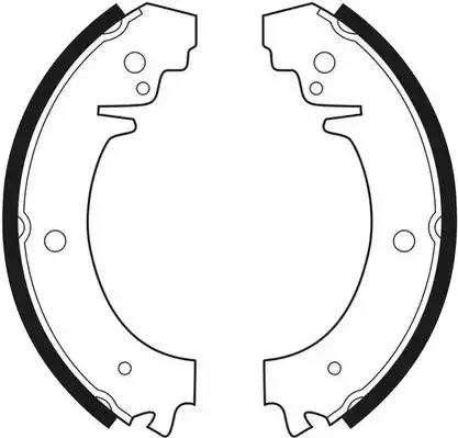 Колодка тормозная ВАЗ 2121 задняя
