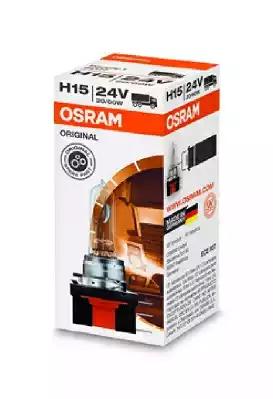 Лампа галоген 24V H15 20/60W  OSRAM