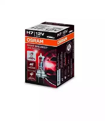 Лампа 12V галоген H7 55W OSRAM + 110% Night Breaker Unlim