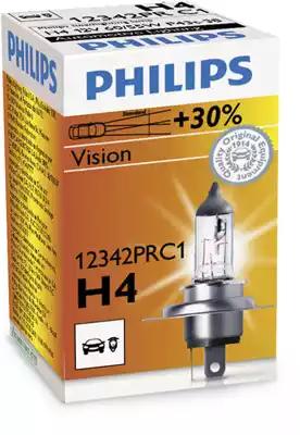 Лампа 12V галоген H4 60/55W PHILIPS + 30% Premium