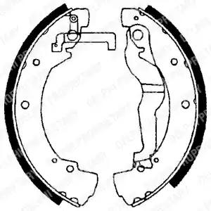 колодки барабанные\ VW T4 1.8-2.5TDi 90-98