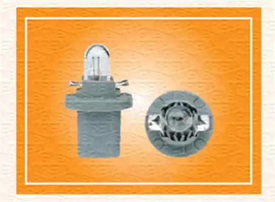 Лампа 24V пластиковый цоколь D8.5D приборная панель 1,2W (контакты сверху)