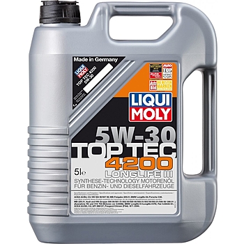 Масло мот. 5W30 Liqui Moli  5L Top Tec 4200 LongLife III