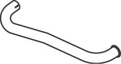 труба глушителя выхлопная !3-изг \MB 814-1517