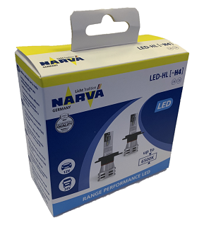 Светодиод H4 12/24V 6500K NARVA RangePerformance LED (к-т 2шт.)