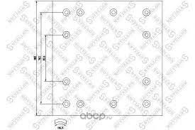 Накладки тормозные 19365 STD (419x203)  93685 ROR