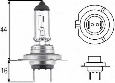 Лампа галогеновая 24V Н7 70W