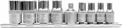 Набор головок TORX 9шт 1/4