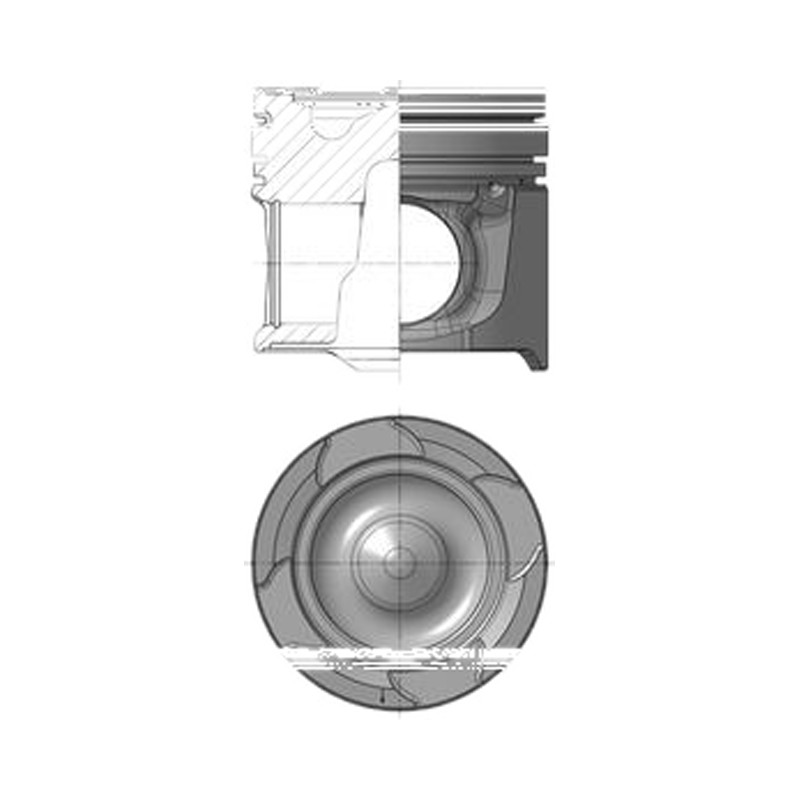 Поршнекомплект d108.0мм STD D0836 MAN TGM