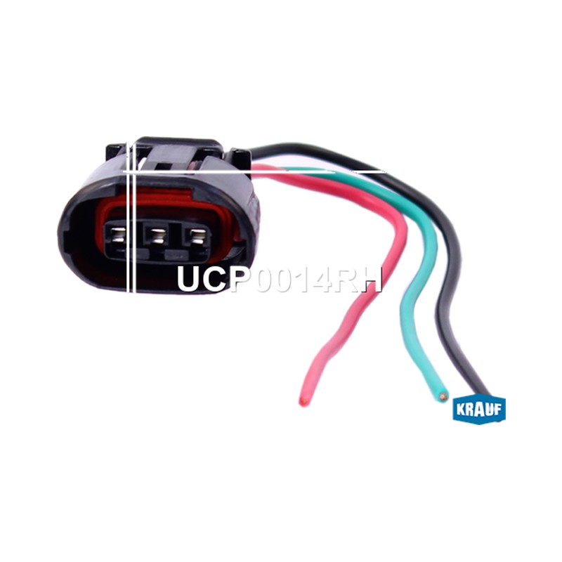 Разъем 3 конт с проводом TOYOTA/CHEVROLET/ISUZU/HONDA