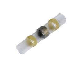 Соединитель термоусаживаемый под пайку 6,0/4,0 мм желтый 40мм