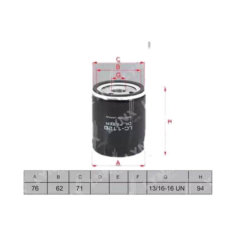 Фильтр масляный LAND ROVER Discovery I 2.0 16V 09/93-06/94