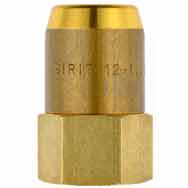 Соединитель (бронза) прямой / F12 - 06мм