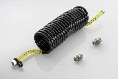 Шланг воздушный M16X1.5/M16X1.5 жёлтый  4.5m