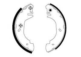 Колодки барабанные задние Ford Transit 80-120