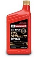 Масло моторное синтетическое Full Synthetic Motor Oil 5W-20, 1л
