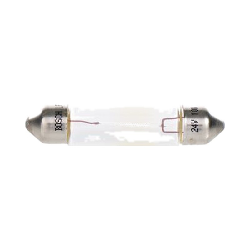 Лампа 24V C10W 10W  салона, подсветки номера  BOSCH 43мм