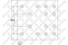 Накладки тормозные 19091 STD (410x202) 93060 IVE
