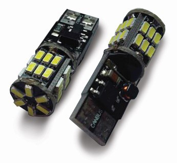 Светодиод Т10 С017 белый блистер 2шт СANBUS 12-24V